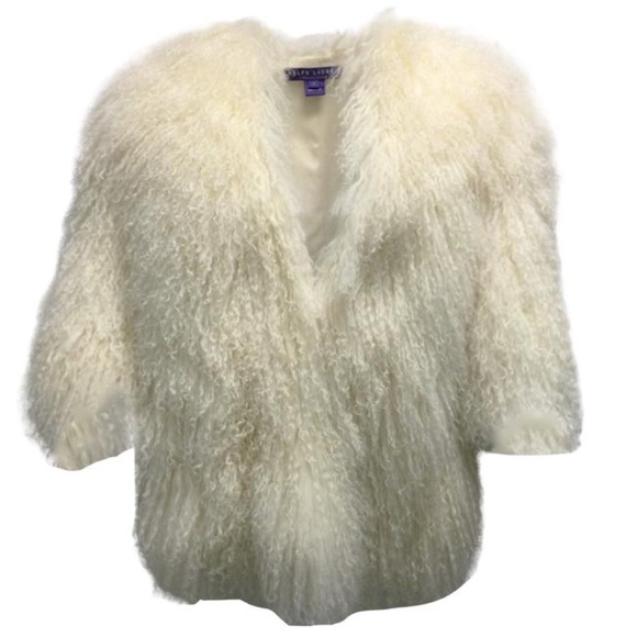 Ralph Lauren Purple Label Jackets & Blazers - Ralph Lauren Collection Ivory Lambskin Jacket Coat